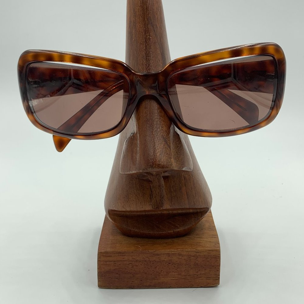 Vintage Dkny Brown Tortoise Oval Sunglasses Frames